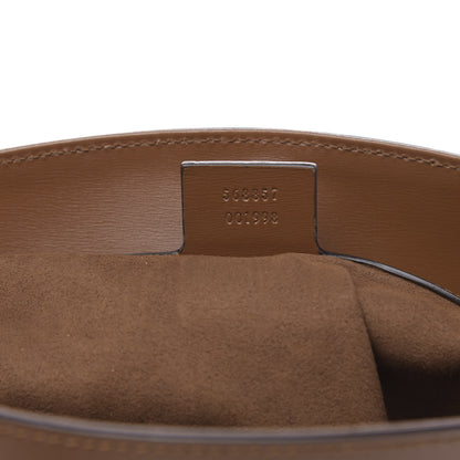 Gucci Boarded Plutone Calfskin Medium Arli Shoulder Bag Nocciola 7 of 12