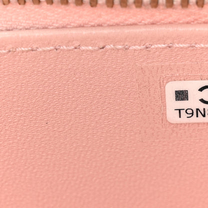 Chanel Lambskin Quilted Sweet Camellia Small Vanity Case With Chain Pink 7 of 12