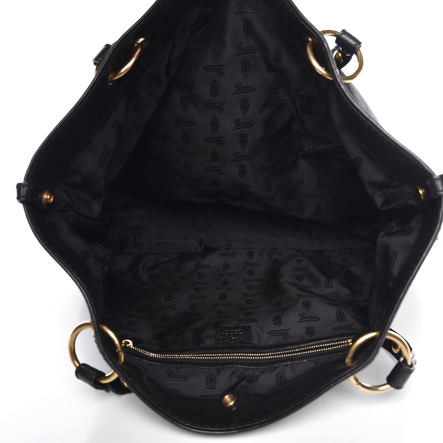 Calfskin Studded Medium Irina Tote Black