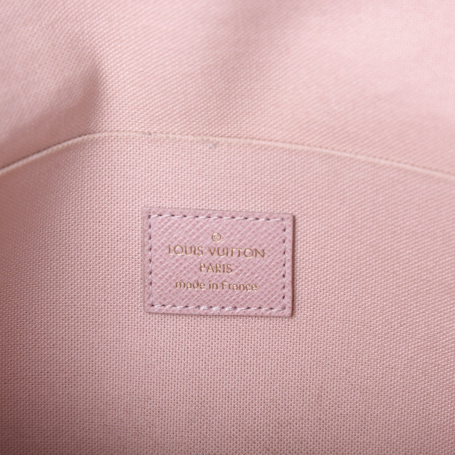Louis Vuitton Damier Azur Pochette Felicie Chain Wallet Rose Ballerine 6 of 10