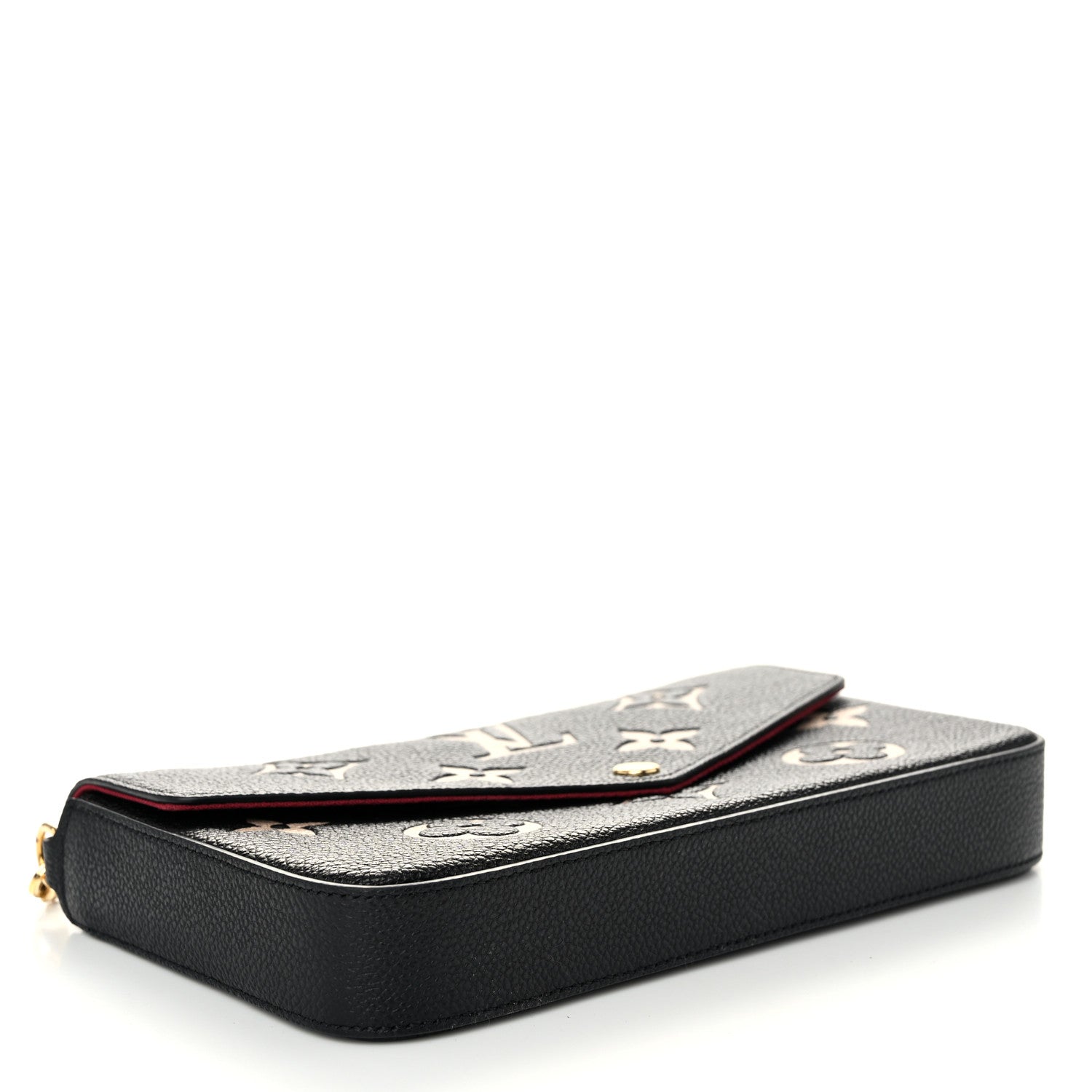 Louis Vuitton Empreinte Monogram Giant Felicie Pochette Black Beige 5 of 11