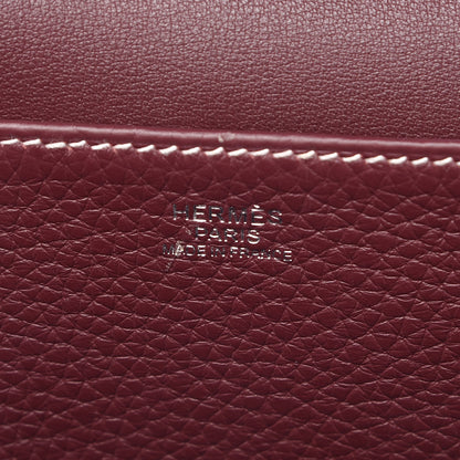 Hermes Taurillon Clemence Halzan 31 Bordeaux 7 of 14
