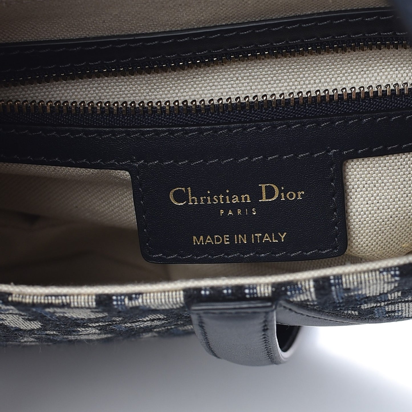 Oblique Saddle Bag Blue