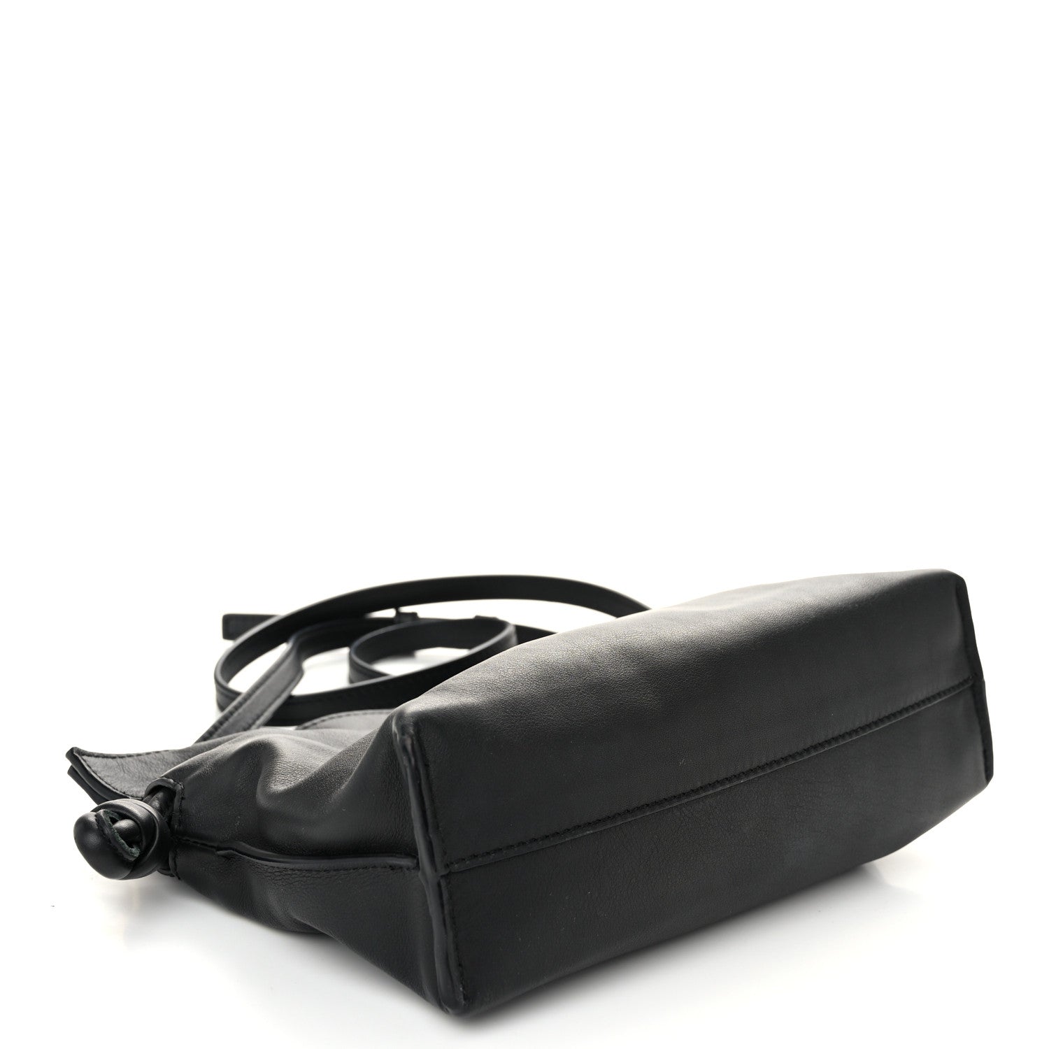 Loewe Calfskin Mini Flamenco Knot Clutch Black 4 of 9