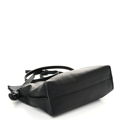 Loewe Calfskin Mini Flamenco Knot Clutch Black 4 of 9