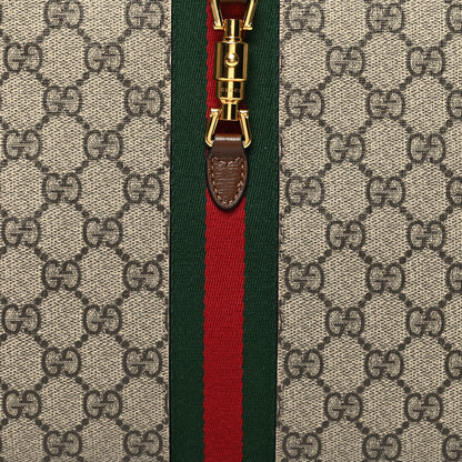 Gucci GG Supreme Monogram Large Jackie 1961 Pouch Brown 8 of 11