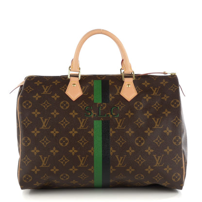 Louis Vuitton Monogram My LV Heritage Speedy 35 Green 1 of 7