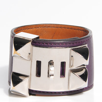 Hermes Swift Collier De Chien CDC Bracelet S Ultraviolet 3 of 8