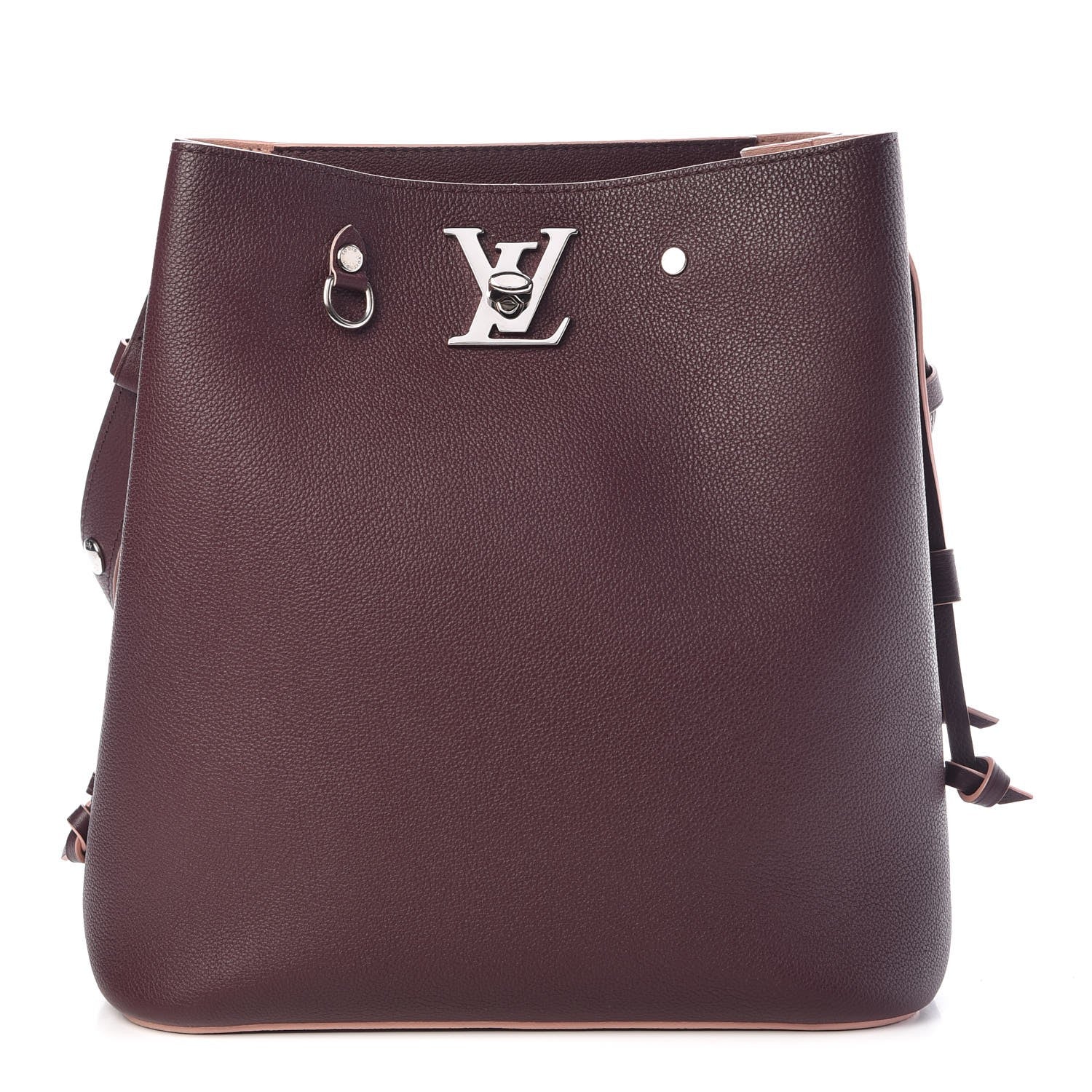 Louis Vuitton Calfskin Lockme Bucket Prune 1 of 7
