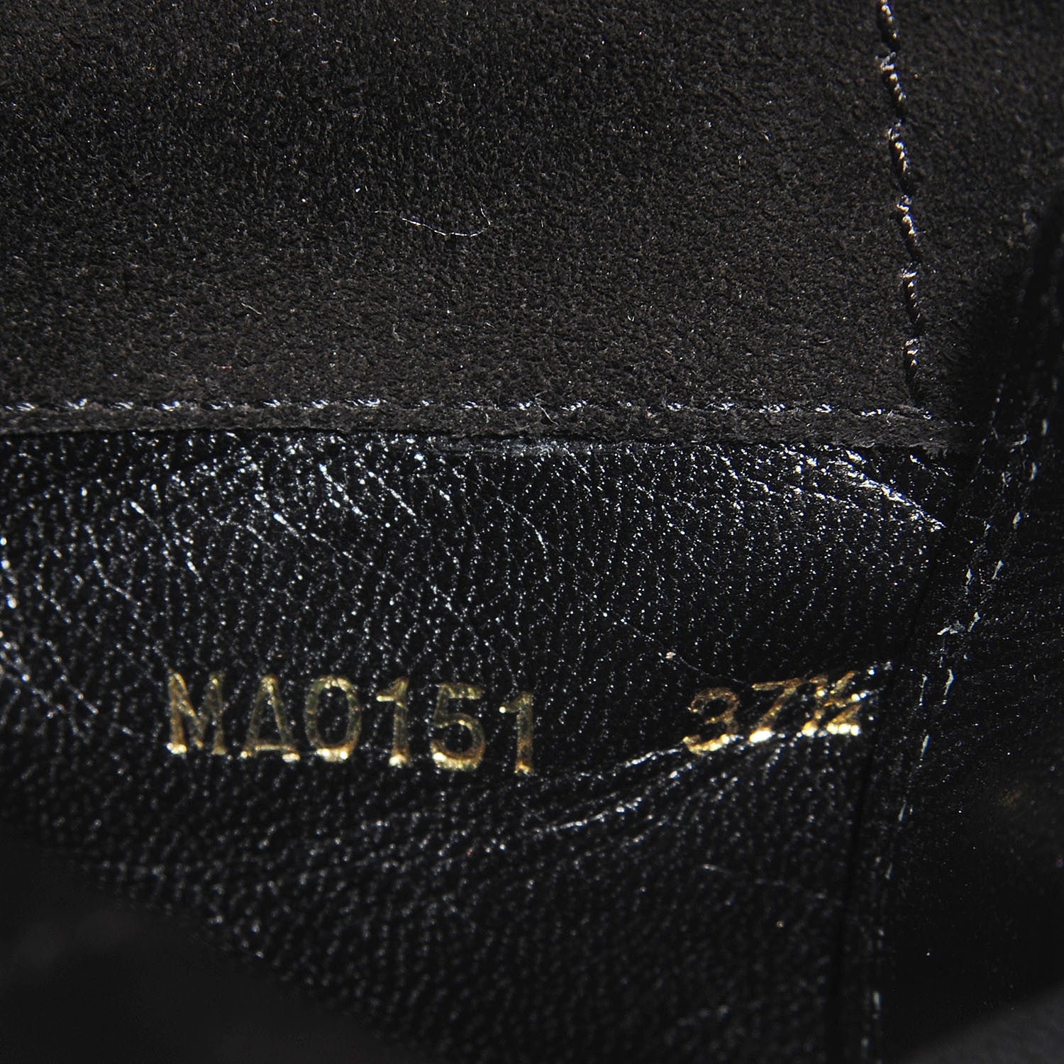 Louis Vuitton Suede Lace Up Ankle Boots 37.5 Black 7 of 8