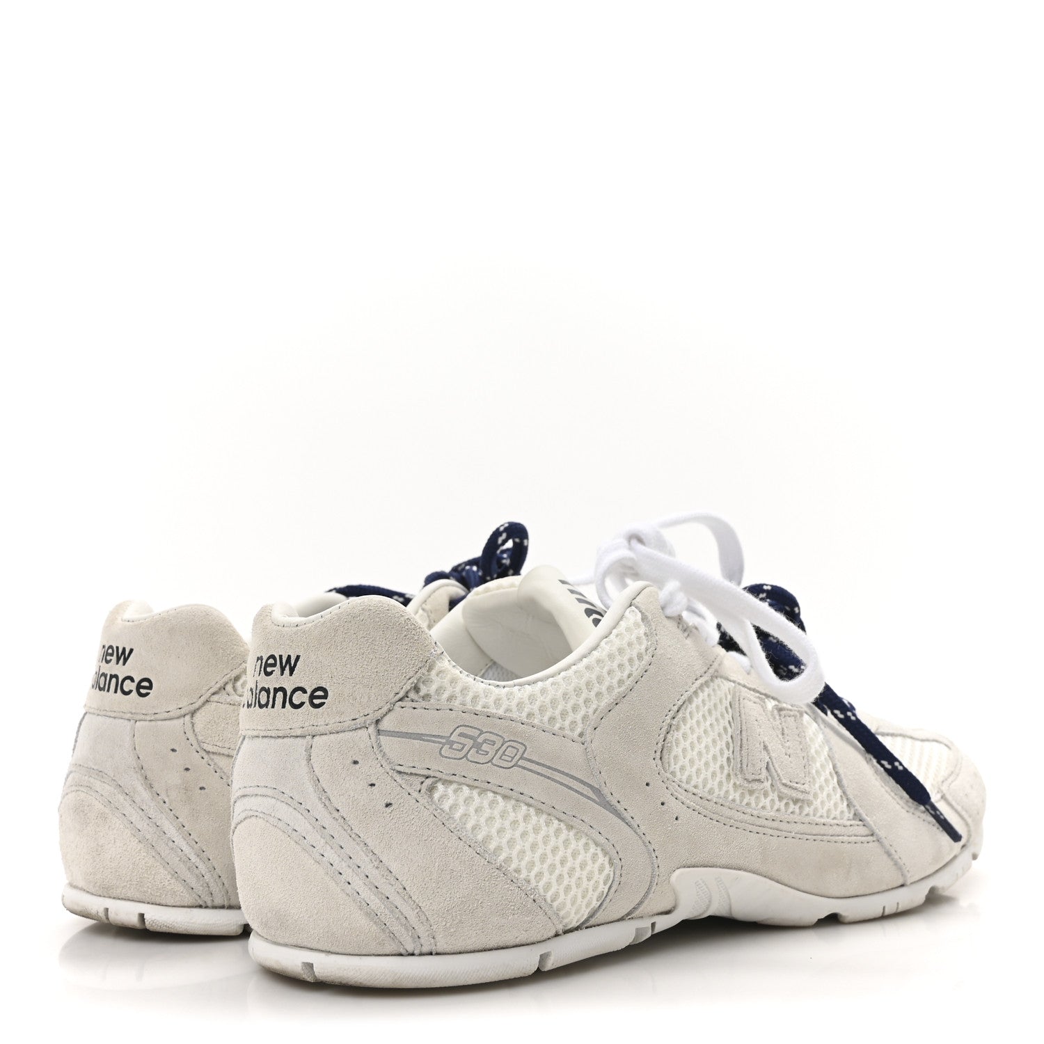Miu Miu X NEW BALANCE Suede 530 SL Sneakers 39.5 White 5 of 10