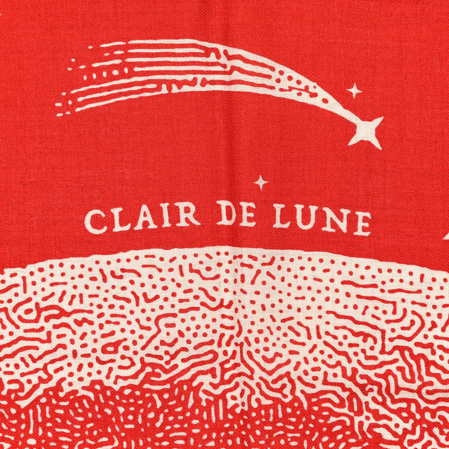 Hermes Silk Cashmere Clair De Lune Shawl 140 Rouge Naturel 4 of 4