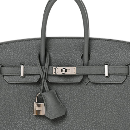 Hermes Togo Birkin 25 Vert Amande 8 of 11