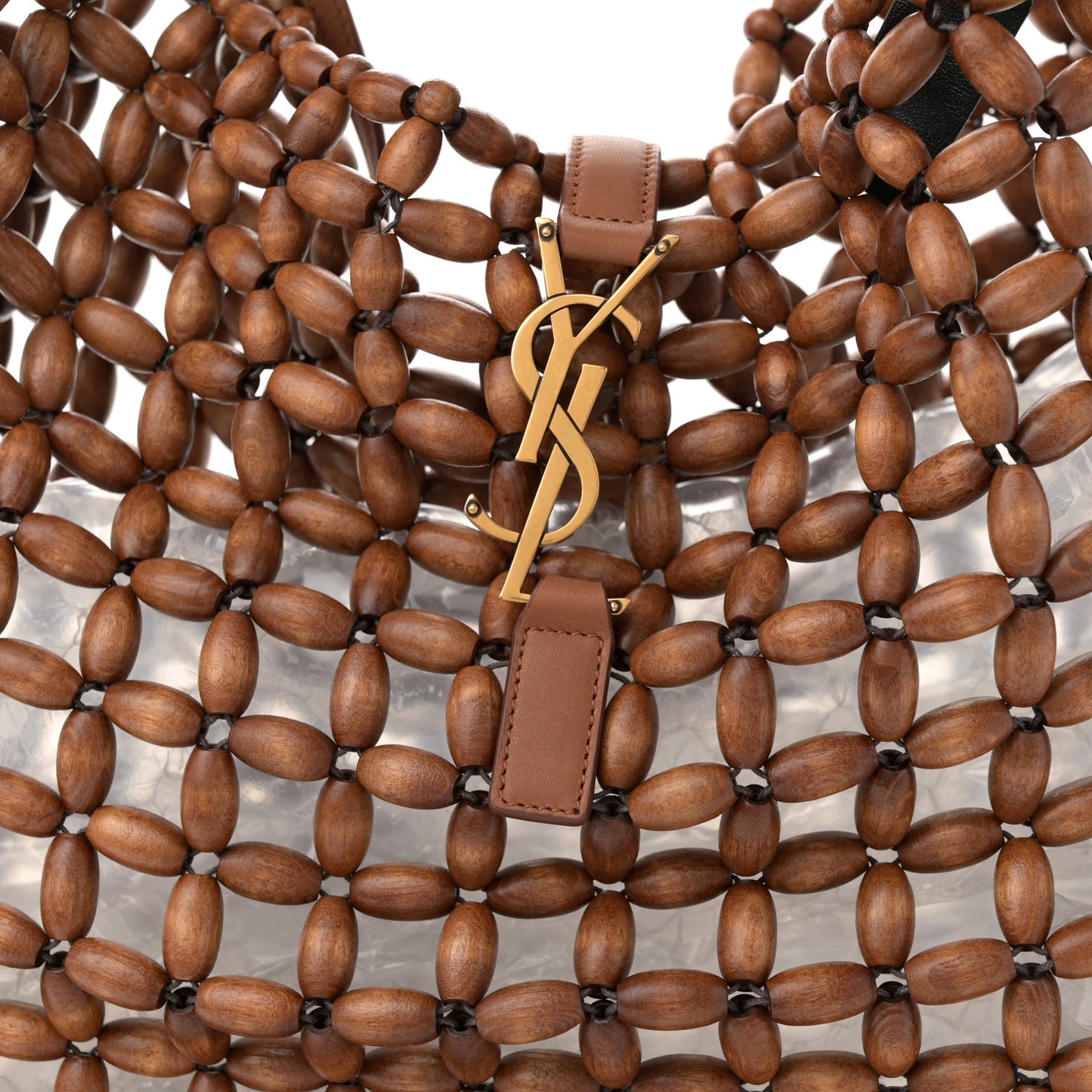 Wood Bead Large Le 5 A 7 Soft Hobo Light Wood