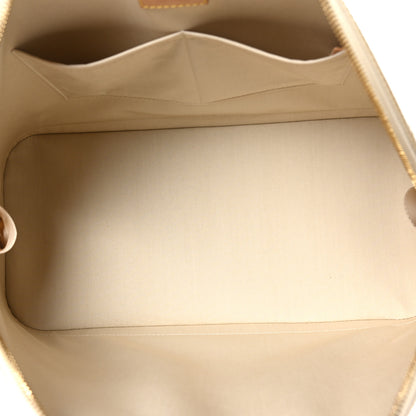 Louis Vuitton Vernis Alma GM Blanc Corail 5 of 9