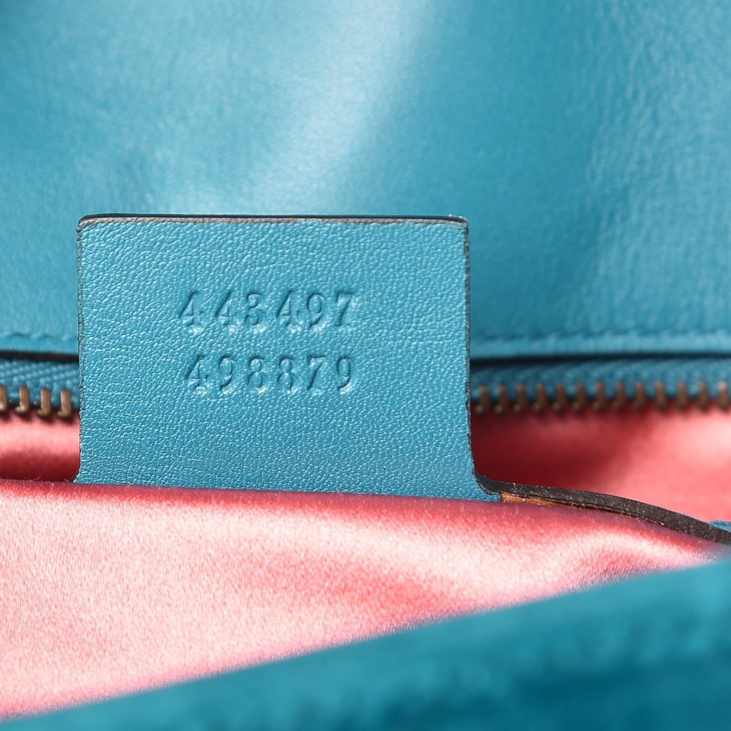 Gucci Velvet Matelasse Small GG Marmont Shoulder Bag Pavone Cyan 8 of 11
