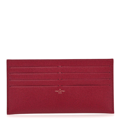 Louis Vuitton Calfskin Felicie Card Holder Insert Fuchsia 1 of 6