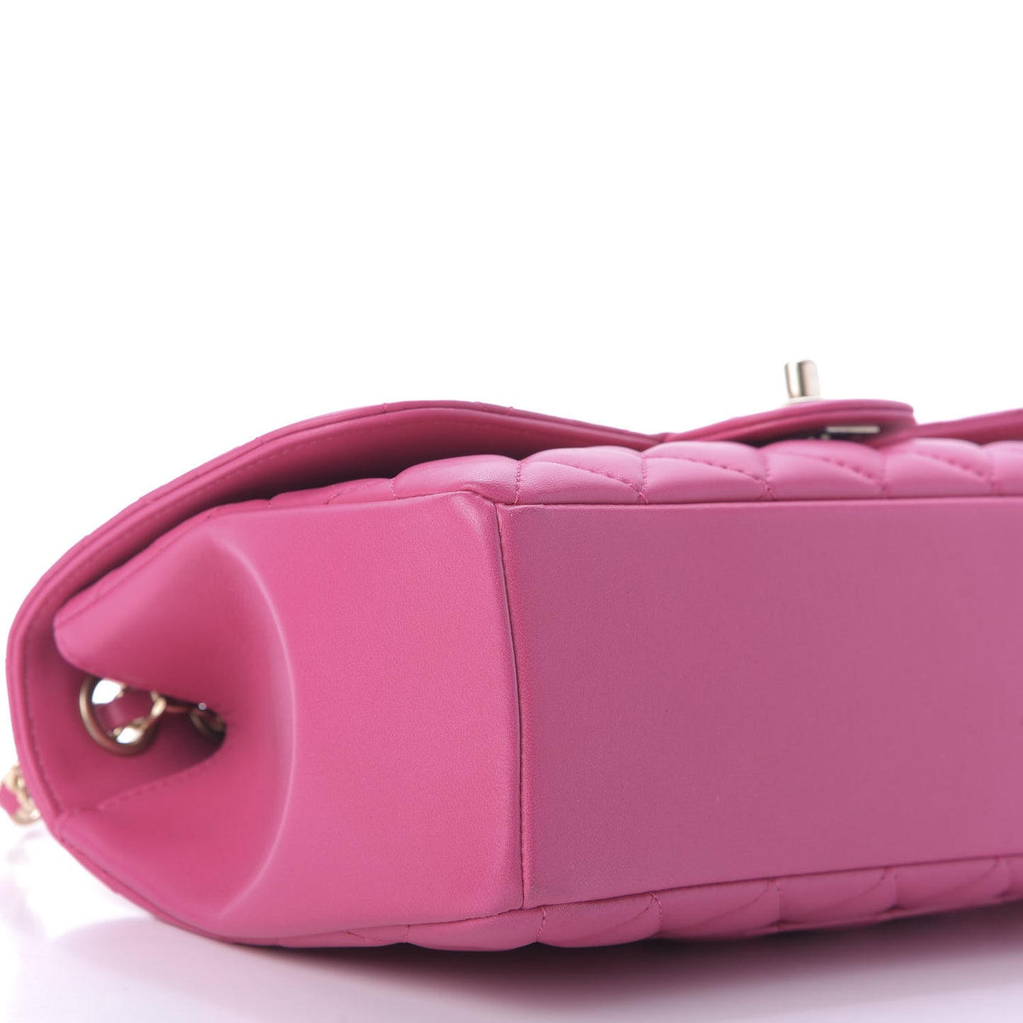 Lambskin Quilted Medium Mademoiselle Chic Flap Pink