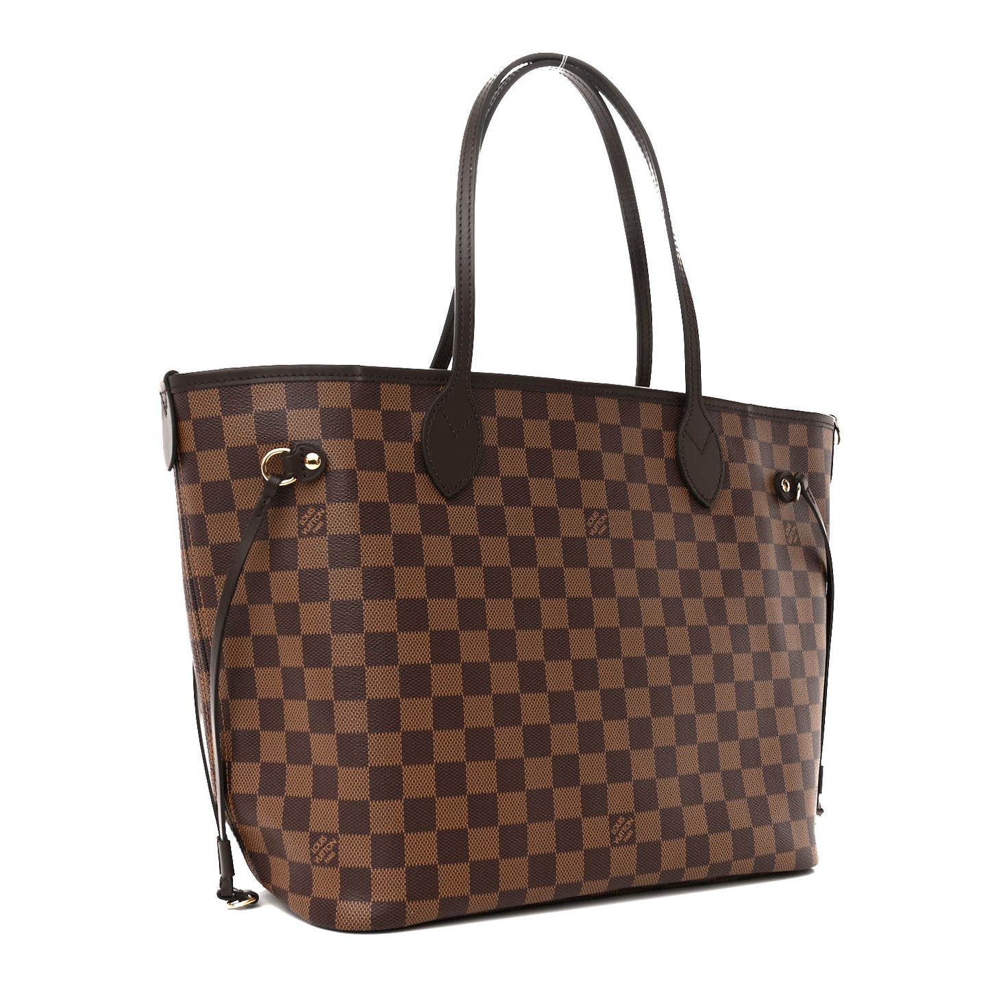Damier Ebene Neo Neverfull MM Rose Ballerine