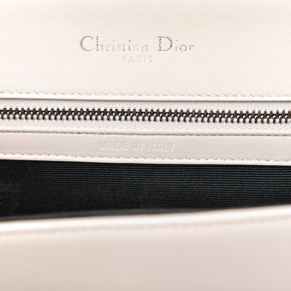 Christian Dior Calfskin Small Diorama Flap Bag Off White 9 of 10