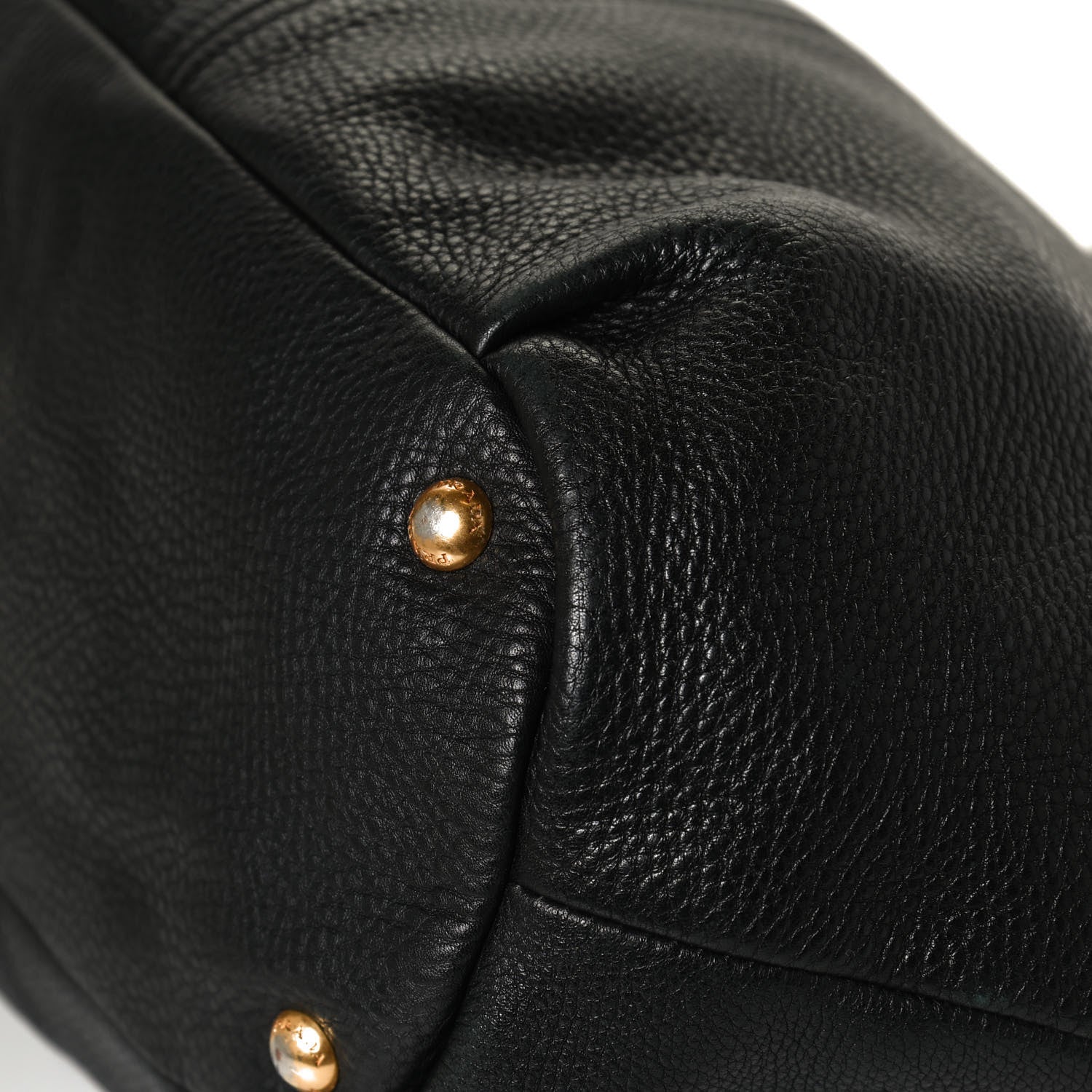 Prada Vitello Daino Top Handle Tote Black 10 of 16