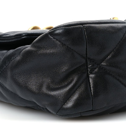 Chanel Goatskin Quilted Large Chanel 19 Flap Black 8 of 10