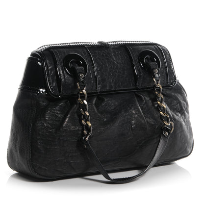 Fendi Nappa Patent B Bag Black 3 of 10