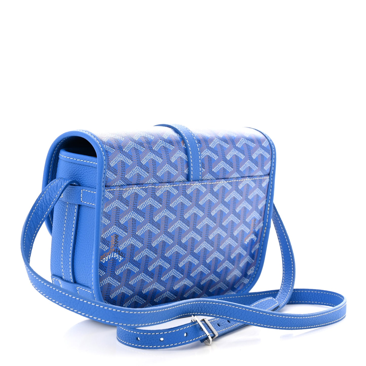 Goyardine Belvedere II PM Messenger Bag Sky Blue