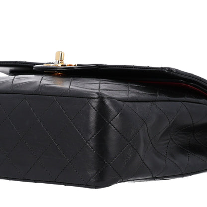 Chanel Lambskin Quilted Medium Double Flap Black 11 of 11