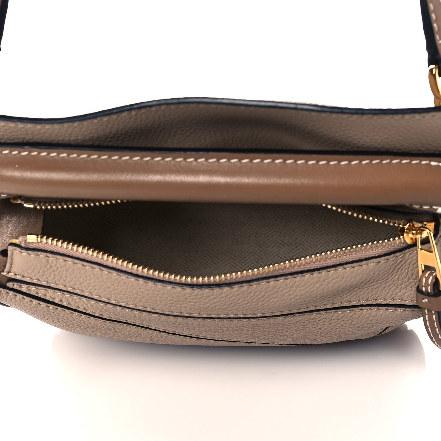 Calfskin Mini Puzzle Bag Sand Mink