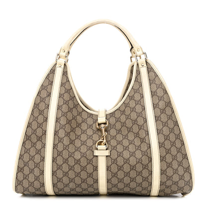 Gucci Monogram Large Joy Shoulder Bag White 1 of 13