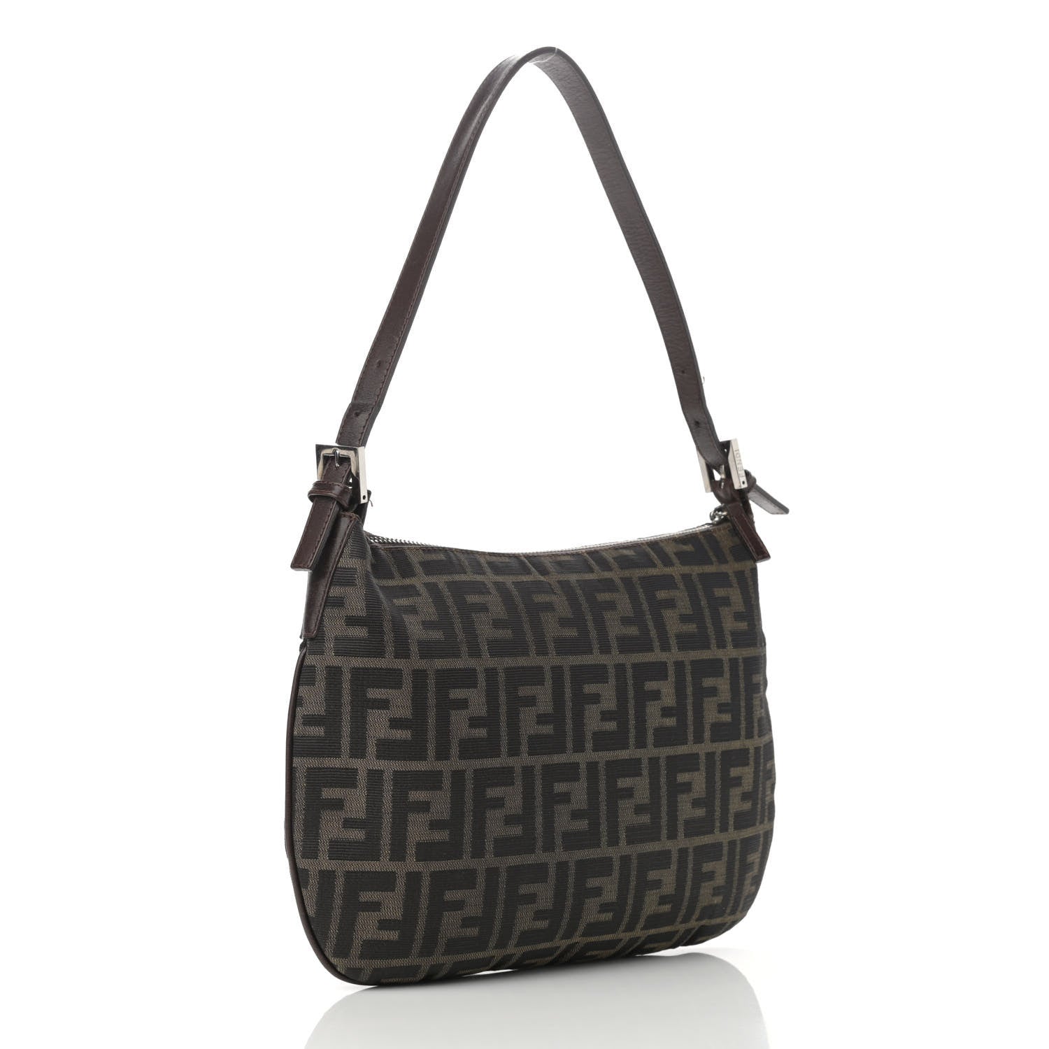 Fendi Zucca Shoulder Bag Tobacco 3 of 15