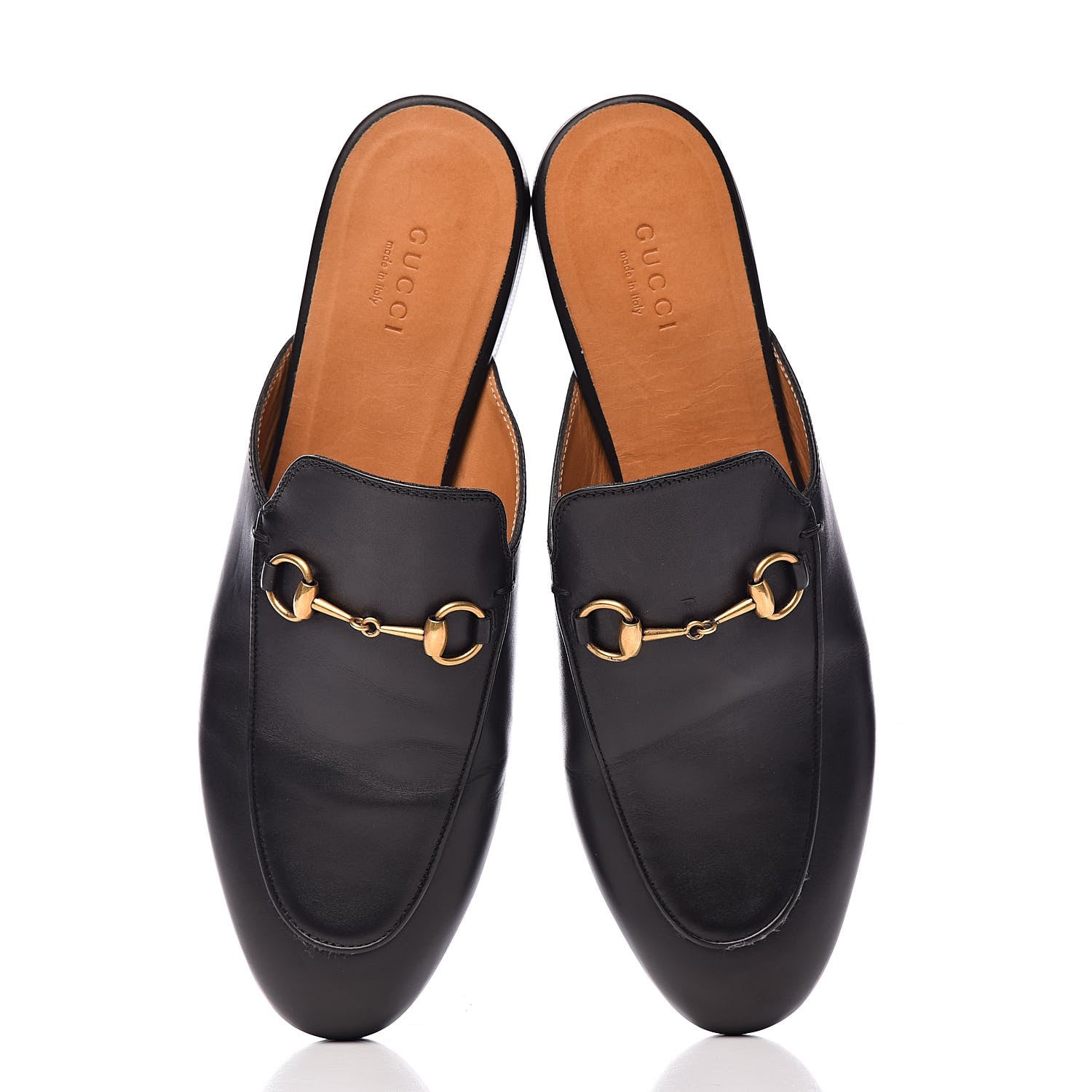 Gucci Calfskin Womens Princetown Slippers 39 Black 12 of 13