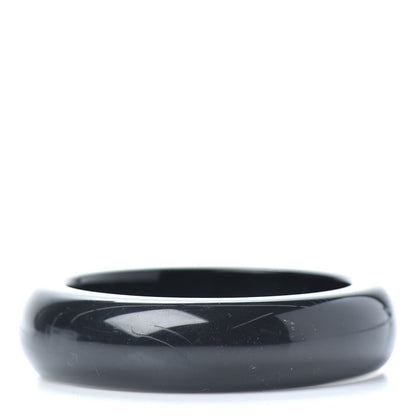 Chanel Resin Crystal CC Logo Bracelet Black 3 of 4