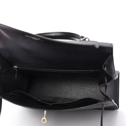 Hermes Epsom Kelly Sellier 32 Black 5 of 10