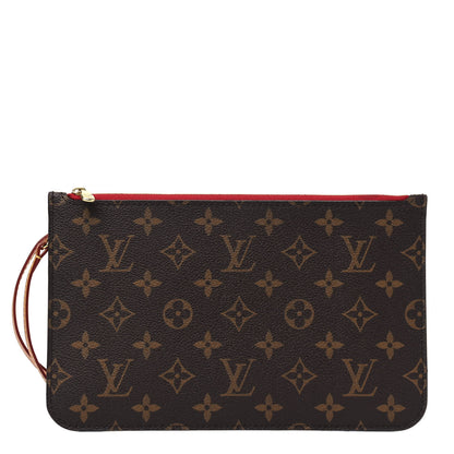Louis Vuitton Monogram Neverfull MM GM Pochette Cherry 1 of 5