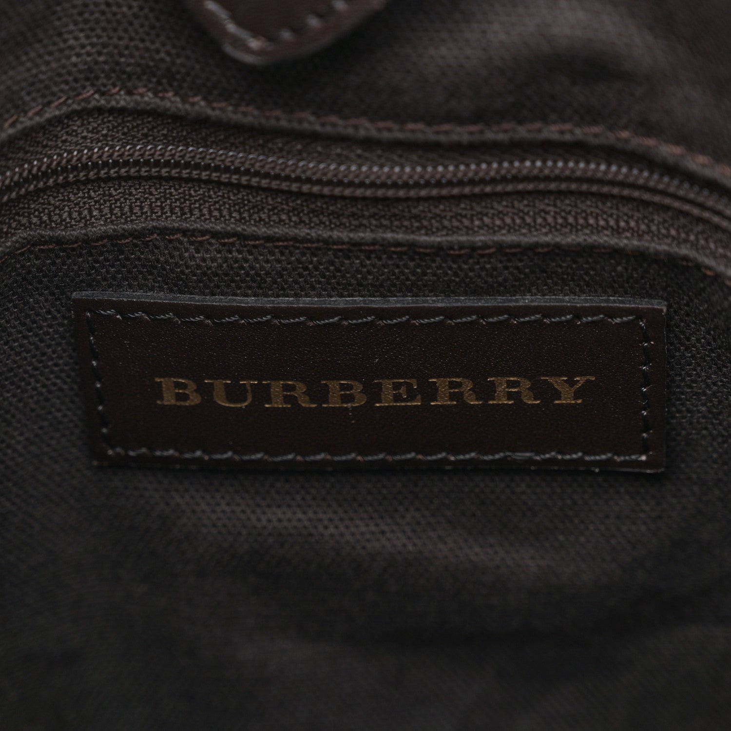 Burberry Haymarket Check Small Northfield Tote Chocolate 6 of 14