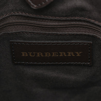 Burberry Haymarket Check Small Northfield Tote Chocolate 6 of 14