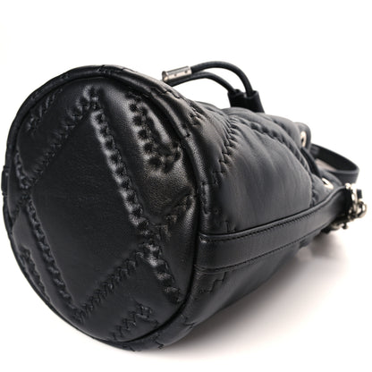 Marc Jacobs Calfskin Quilted The Bucket Bag Black 9 of 9