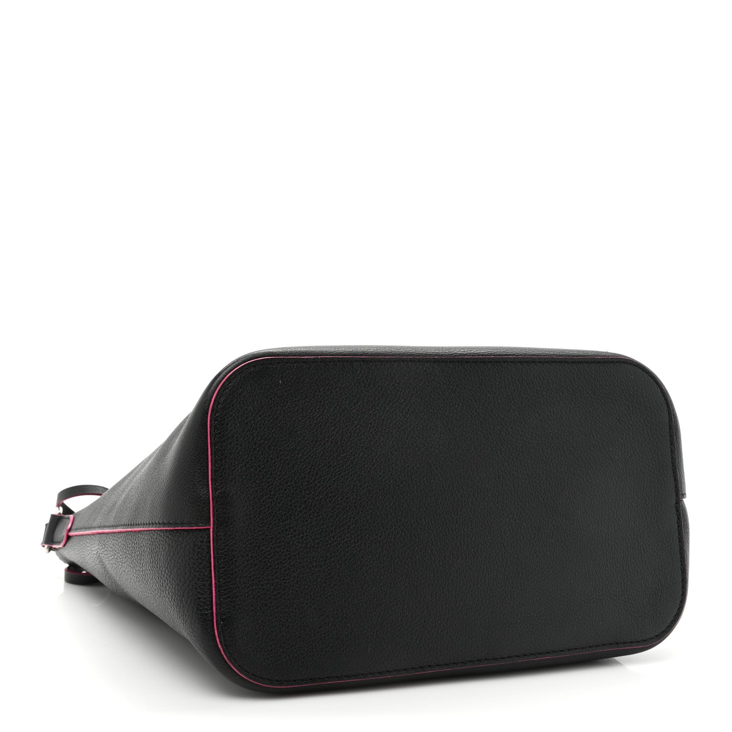 Louis Vuitton Calfskin Lockme Bucket Black 4 of 13