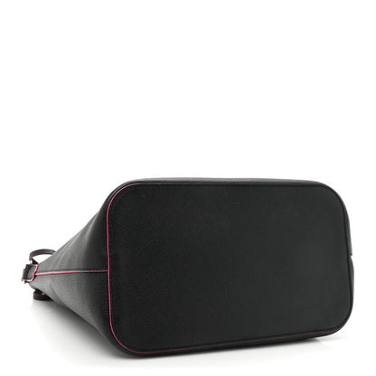 Louis Vuitton Calfskin Lockme Bucket Black 4 of 13