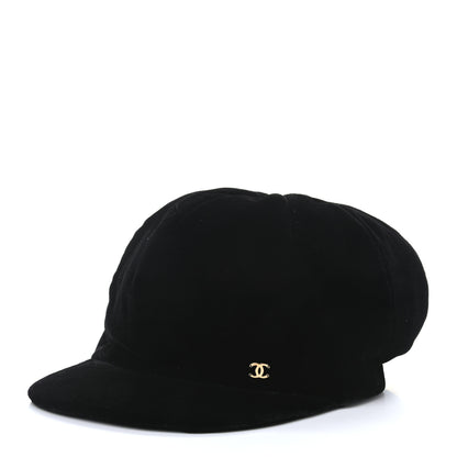 Chanel Viscose Silk Cap M Black 1 of 8