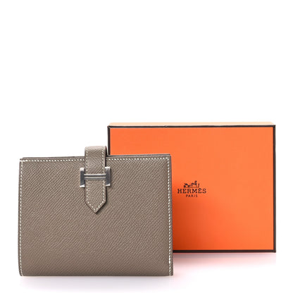 Hermes Epsom Bearn Compact Wallet Etoupe 8 of 8