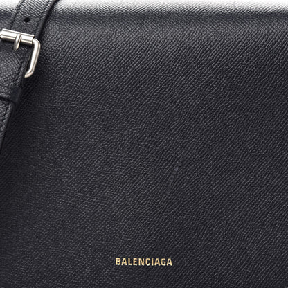 Balenciaga Signature Grained Calfskin Logo S Ville Day Bag Bleu Tempete Jaune 12 of 12