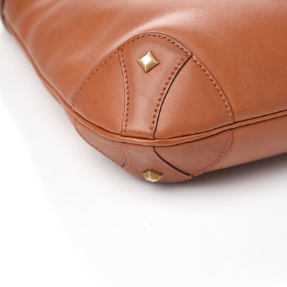 Gucci Calfskin Piston Lock Jackie O Hobo Tan 13 of 14