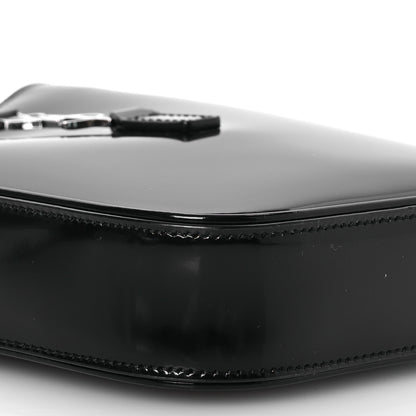Saint Laurent Patent Calfskin Mini Le 5 A 7 Vertical Hobo Black 9 of 11