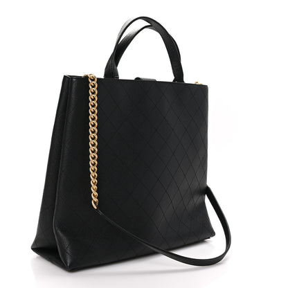 Chanel Caviar Stitched Large Shopping Tote Bag Black 3 of 11