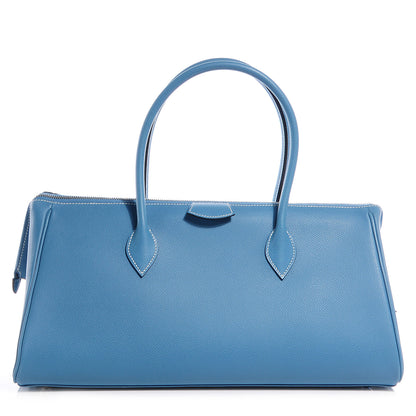 Hermes Epsom Paris Bombay 40 Blue Jean 1 of 8