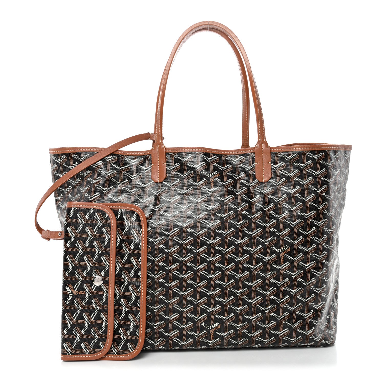 Goyard Goyardine Saint Louis PM Black Gold 3 of 14