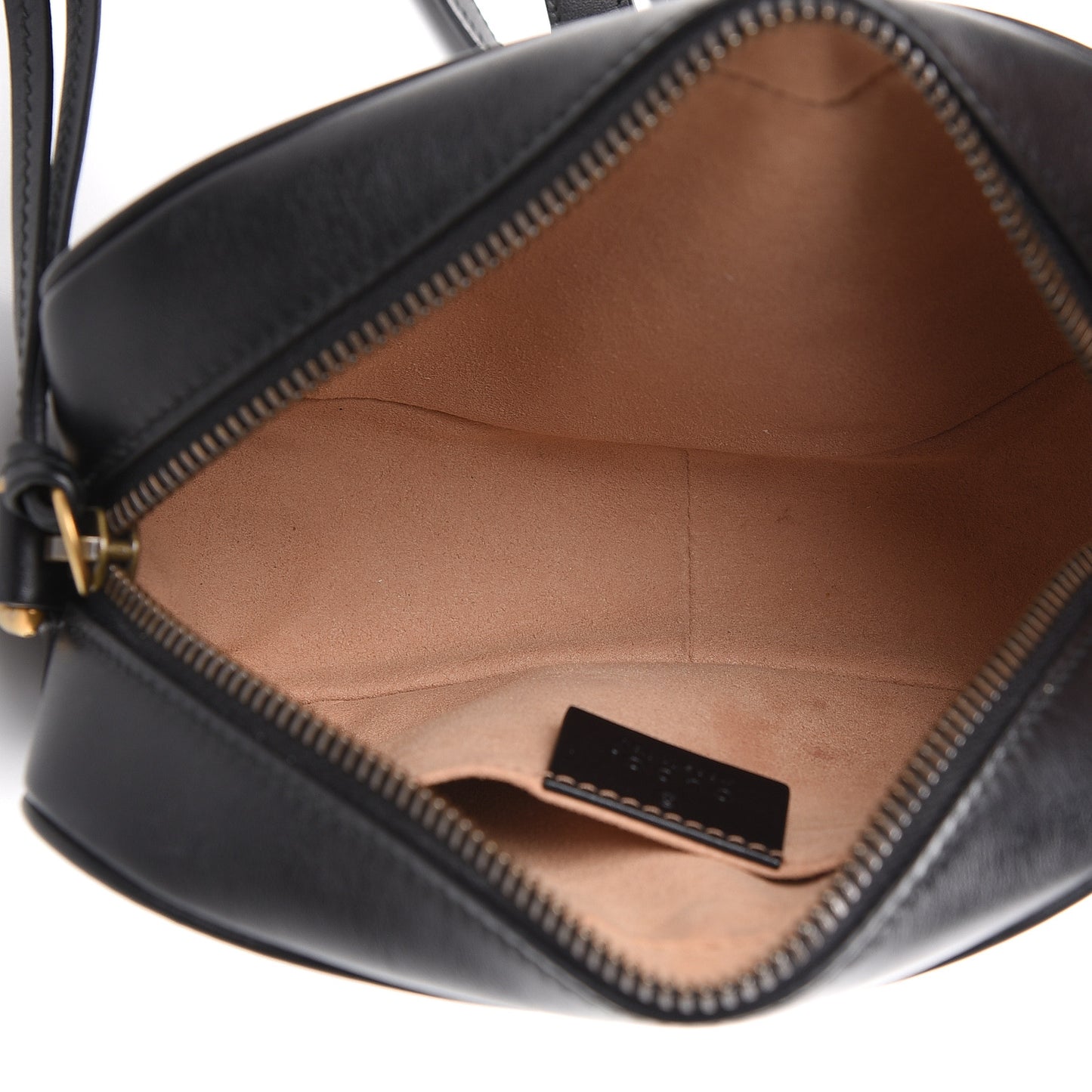 Calfskin Matelasse Mini GG Marmont Chain Shoulder Bag Black